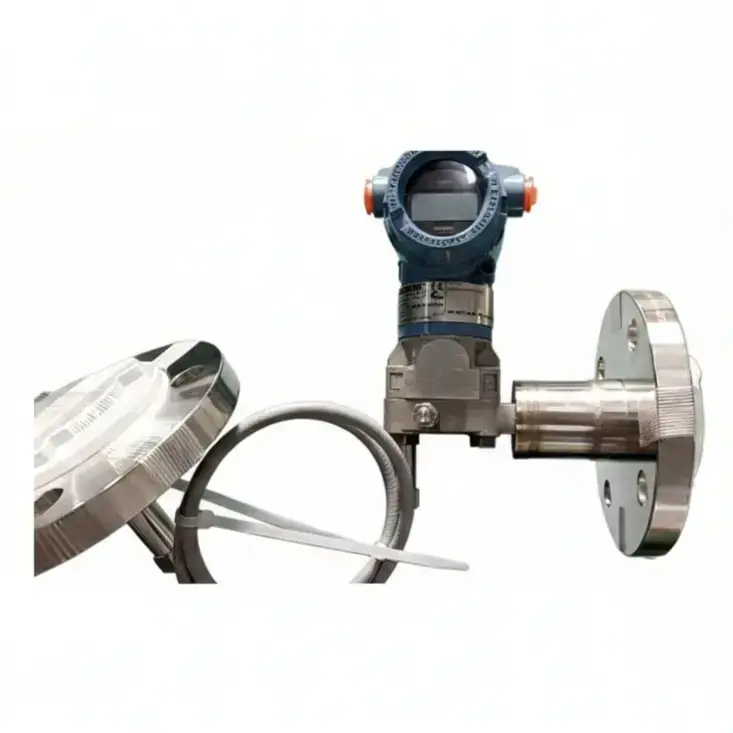 Capillary remote differential pressure transmitter