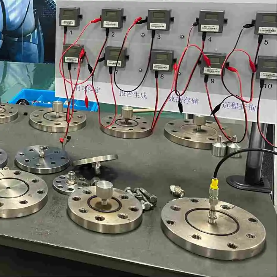 Initial pressure calibration checks whether the diaphragm seal pressure transmitter is assembled correctly, and identifies potential problems in advance.