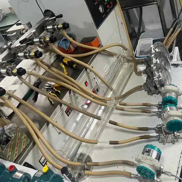 The capillary tube is evacuated to a vacuum state.