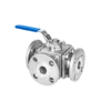 3 Way Flanged Ball Valve