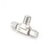 Dual Ferrule Male Tee Connector