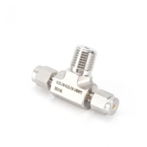 tee-type-male-tube-fitting-with-dual-ferrules