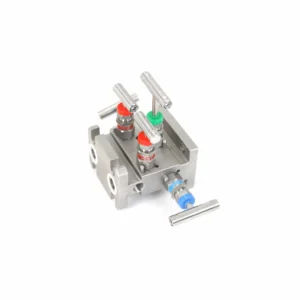 H Type Five Valve Manifold for Differential Pressure Transmitter