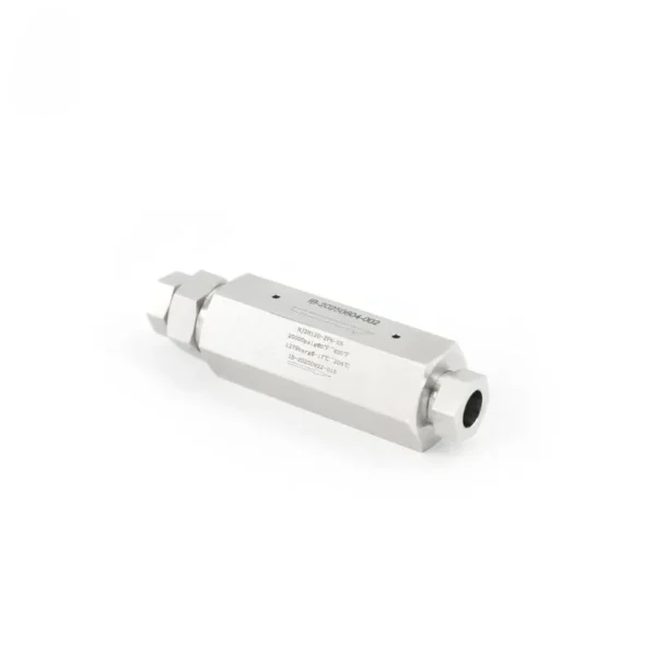 High Pressure Check Valve for Hydraulic and Gas Control Systems