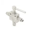 High-pressure 20K PSI Stainless Steel 3 Way Ball Valve