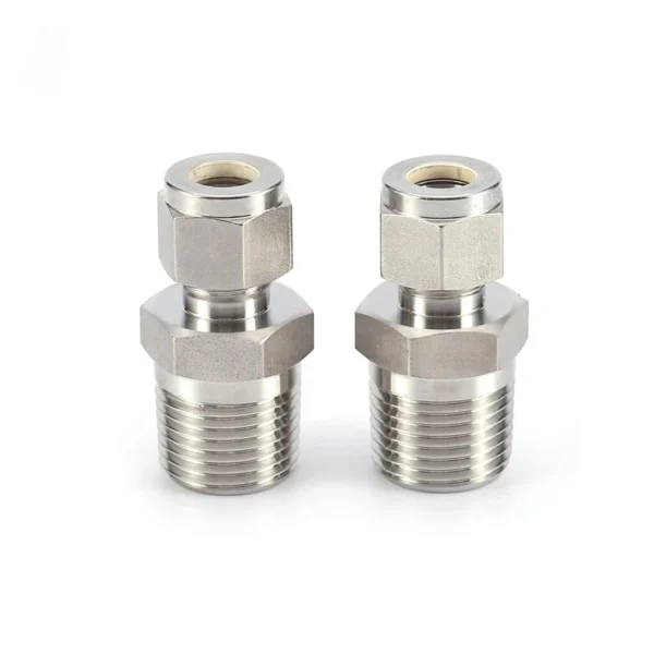 Stainless Steel Male Connectors Tube Fittings