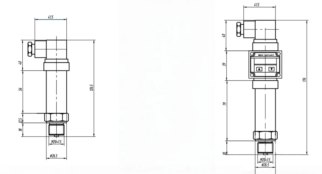 Structure of compact pressure transmitter