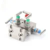 T Type Five Valve Manifold for Differential Pressure Transmitter