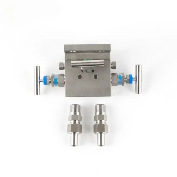 T Type Three Valve Manifold for Differential Pressure Transmitter