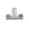 Union Tee Connector for Pressure Instrument and Process Tubing
